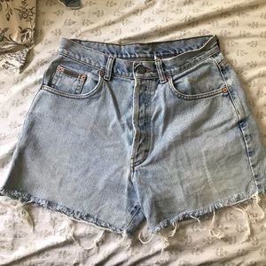 Vintage Calvin Klein High-Waisted Jean shorts